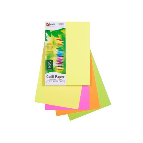 Colored Paper pack of 10 pieces 80gsm