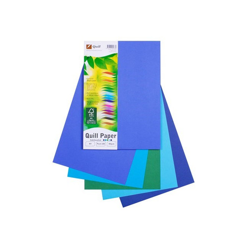 Reflex Coloured 80gsm A4 Copy Paper Blue 5 Ream Carton