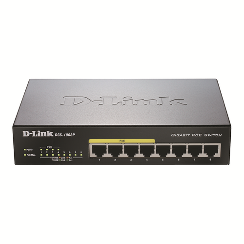 D-Link DGS-1008P 4 Port 4 PoE Ethernet Switch Online