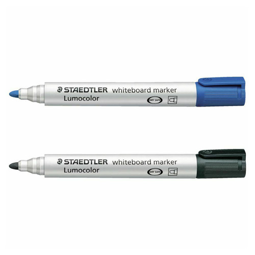 STAEDTLER 351 LUMOCOLOR WHITEBOARD MARKER BULLET ASSORTED CUP 19