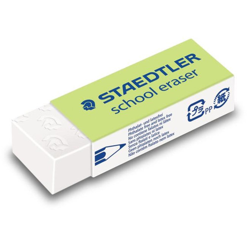 Staedtler 526 C20 School Bulk Eraser 65 x 23 x 13mm Box 200 Mega