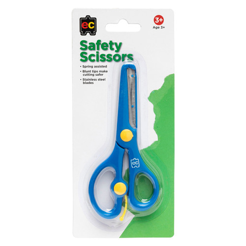 Koopy 5 Spring-Assisted Educational Scissors, Blunt Tip