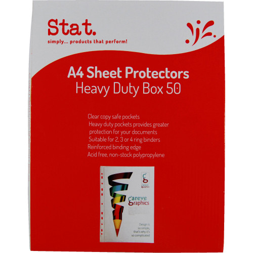 A4 Sheet Protectors 100 Box - Keepfiling