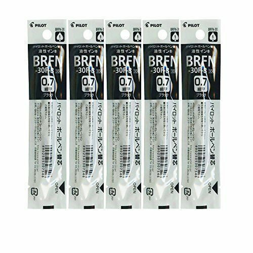 Pilot Brfn 30f B Refill For Retractable Ballpoint Fine 0 7mm Black Box Of 12 Megax