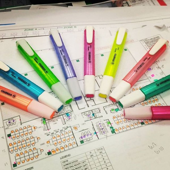 Stabilo 0213571 Swing Cool Highlighter Wallet Of 6 Assorted Colours It S A Mega Thing