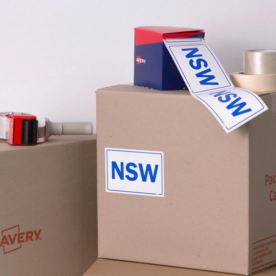 Avery #932610 NSW White Labels 550/Roll 100 x 150.4mm | It's A Mega Thing