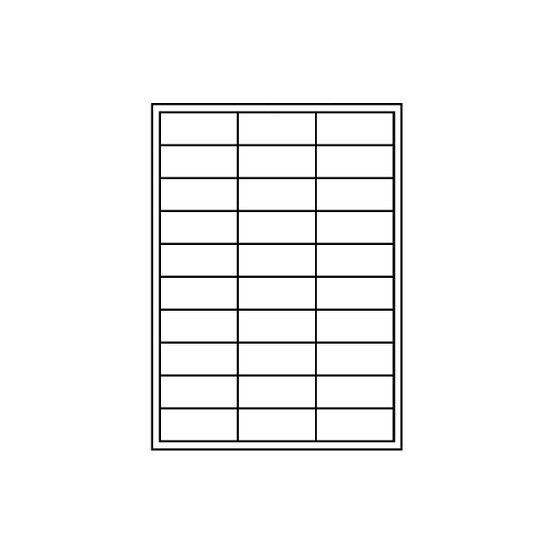 Unistat 38935 Multipurpose Label 64x25.4mm Pack 100 | 30Up ...