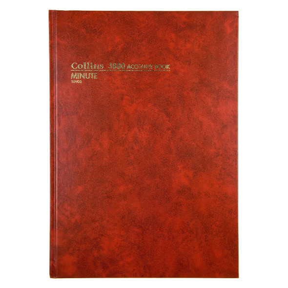 Collins 10905 Account Book Series '3880' Minute - Paged Red Cover | It's A Mega Thing Collins 10905 Account Book Series '3880' Minute - Paged Red Cover | It's A Mega Thing