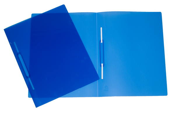 Harlequin H-161A Report Cover Translucent with Fitting Polypropylene A4 30 Sheet 80gsm 307mm x 235mm Blue Pack 10