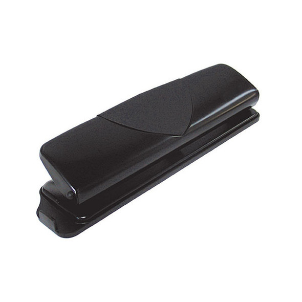 Marbig 4 Hole Punch 8 Sheets Black