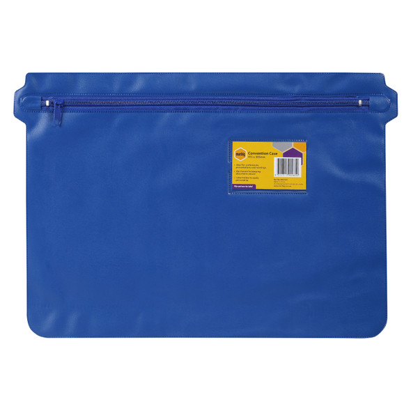 Marbig Convention Case PVC 415 x 305mm Blue