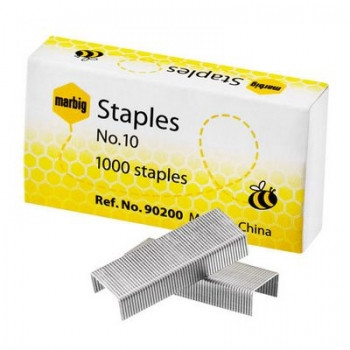 Marbig Staples No 10 Box of 1000
