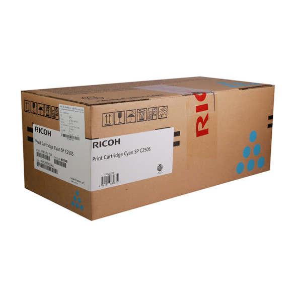 Ricoh 407548 SPC250 Toner Cartridge Cyan 1600 Pages