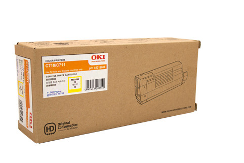 OKI C710N/C711N Toner Cartridge 11500 Pages Yellow
