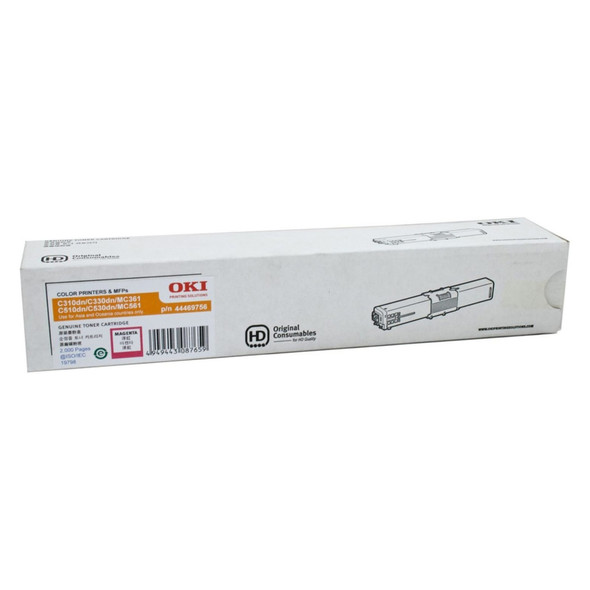 OKI C310DN Toner Cartridge 2000 Pages Magenta