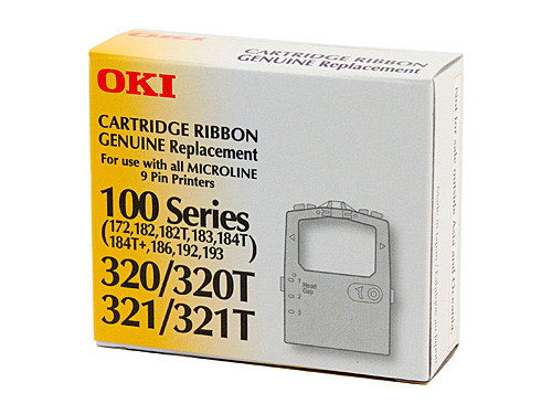 OKI Cartridge Ribbon Black for 100 320 Series
