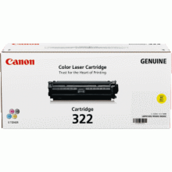 Canon CART322 Toner Cartridge 7500 Pages Yellow Canon CART322 Toner Cartridge 7500 Pages Yellow