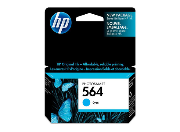 HP 564 Original Ink Cartridge Cyan 300 Pages