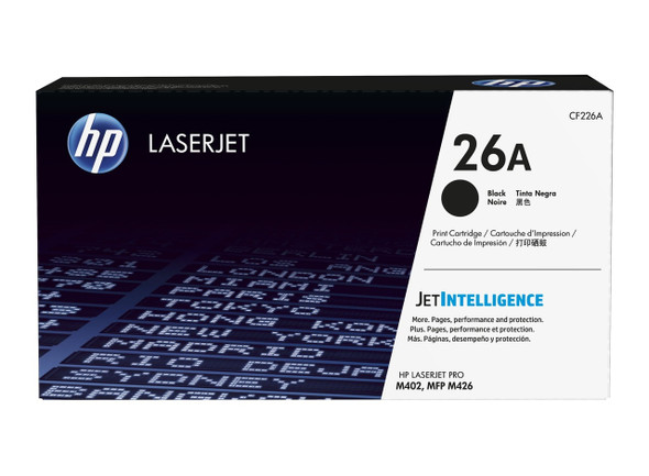 HP 26A Original LaserJet Toner Cartridge Black 3100 Pages