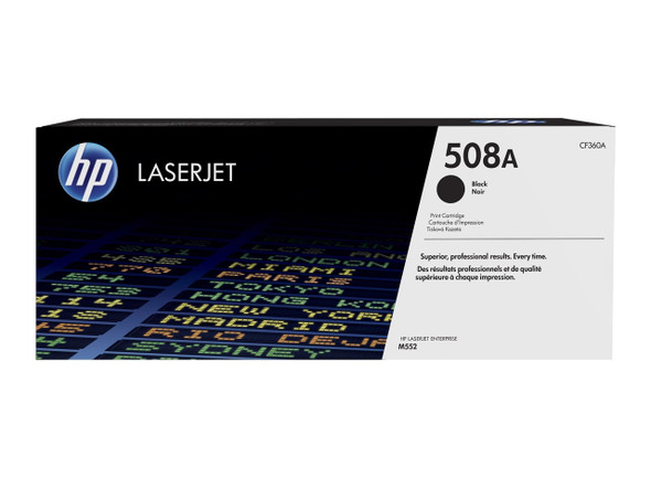 HP 508A Original LaserJet Toner Cartridge Black 6000 Pages