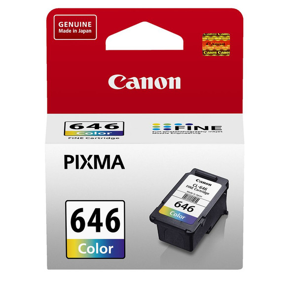 Canon CL646 Ink Cartridge 180 Pages Tri-Colour Canon CL646 Ink Cartridge 180 Pages Tri-Colour