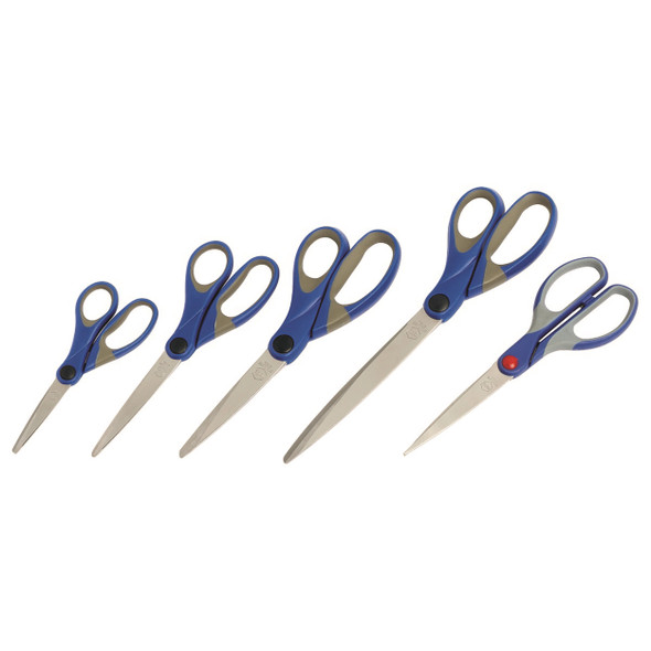 Marbig Scissors Comfort Grip 215mm Blue