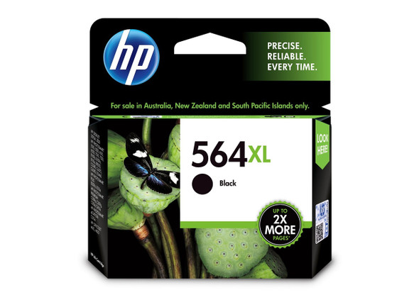 HP 564XL High Yield Original Ink Cartridge Black 550 Pages