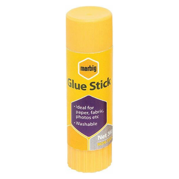 Marbig Clear Glue Stick Display Unit 12 x 36g