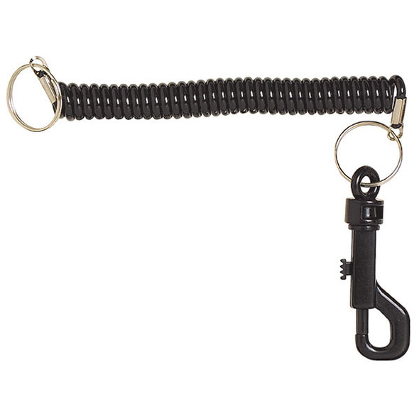 Rexel Spiral Cord with Key Ring Heavy Duty Black