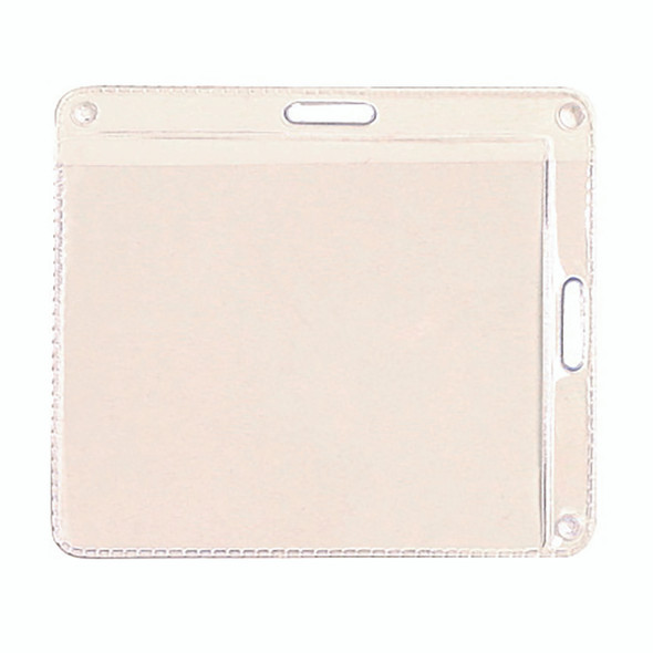 Rexel Card Holder Portrait Landscape 105 x 90mm Clear Pack of 10