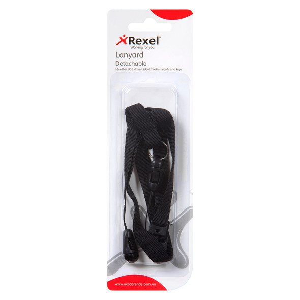 Rexel USB Lanyard Black