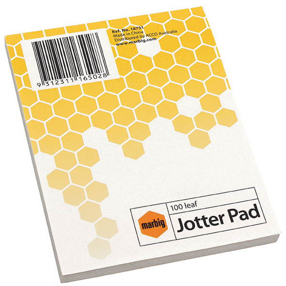 Marbig Jotter Pad 100 x 128mm 100 Leaf