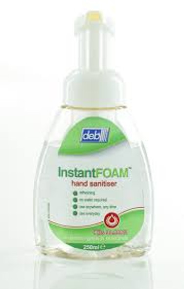 Deb Instant Foam Hand Sanitiser 250ml Box of 6
