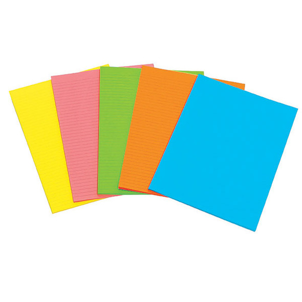 Marbig Fluoro Writing Pad A6 40 Leaf
