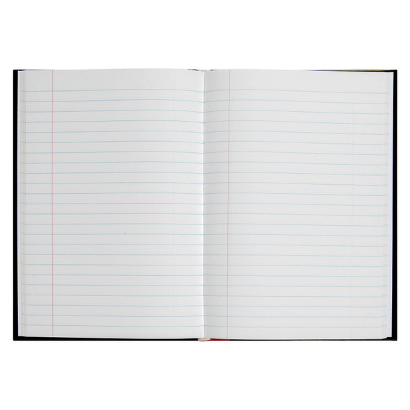 Marbig A5 Notebook 200 Page Red Black