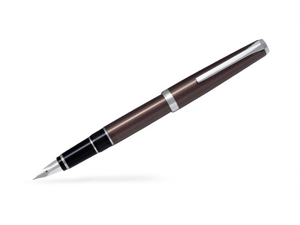 Pilot Falcon Fountain Pen Brown Barrel Soft Extra Fine Nib