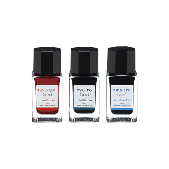 Pilot Iroshizuku Ink 15ml Bottle Summer Colours Set of 3