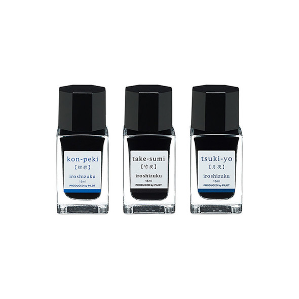 Pilot Iroshizuku Ink 15ml Bottle Winter Colours Set of 3
