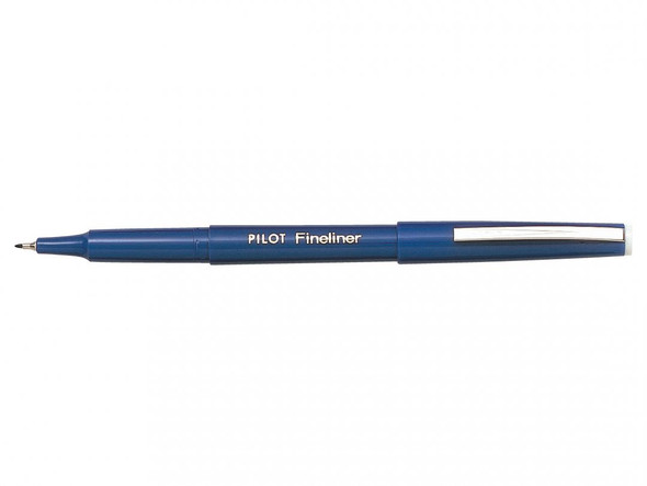 Pilot Blue Original Fineliner Pen 0.4mm Box of 12