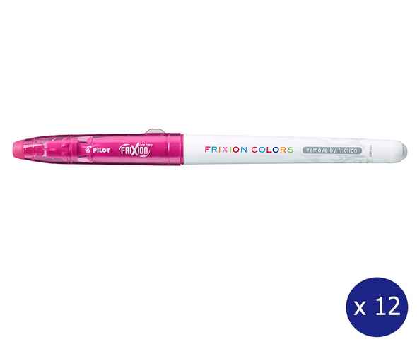 Pilot FriXion Colours Erasable Marker 2.5mm Pink Box of 12