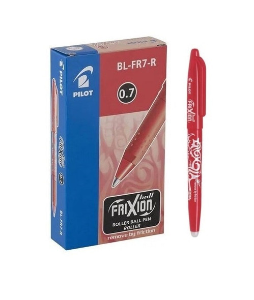 Pilot FriXion Ball Erasable Rollerball Gel Pen Fine Red Box of 12