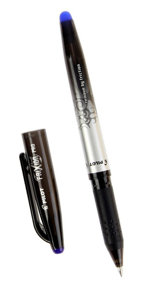 Pilot FriXion Ball Pro Blue Erasable Gel Pen Fine Box of 12