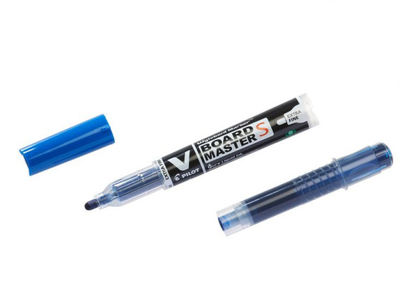 Pilot BegreeN V Board Master S Blue Whiteboard Marker Bullet Extra Fine Box of 10