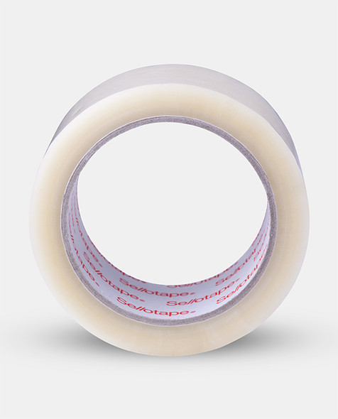 Sellotape Packaging Tape 767 Hot Melt 38mm x 75m Clear Carton of 48