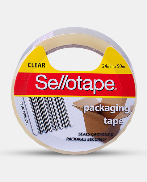 Sellotape Packaging Tape 24mm x 50m Clear Pack of 10