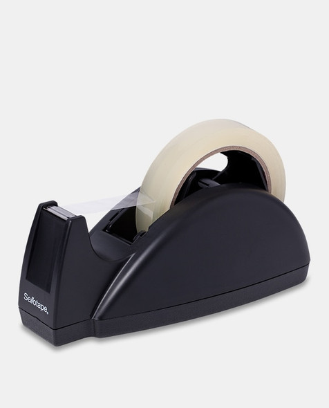 Sellotape Dispenser Dual Core Desktop for 7.6cm and 2.5cm Tape