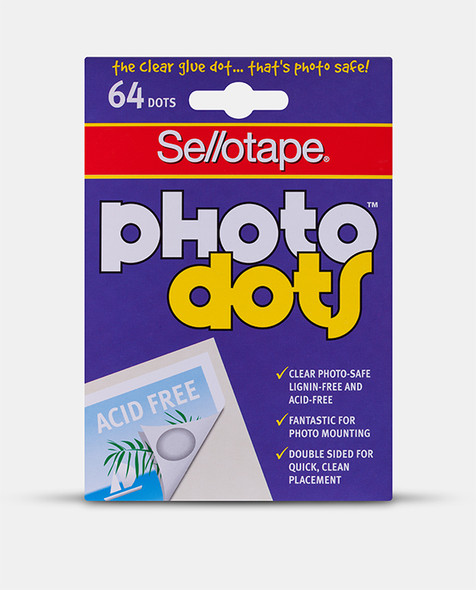 Sellotape Photo Dots Pack 64 Box of 12