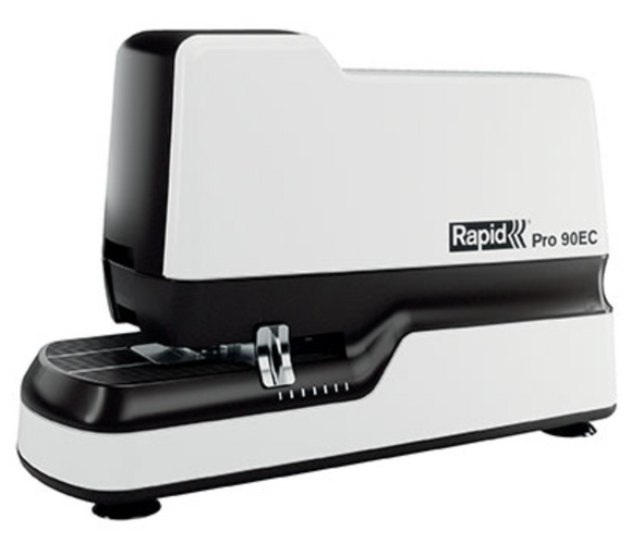 Rapid 90EC Pro Contactless Electric Stapler White Black