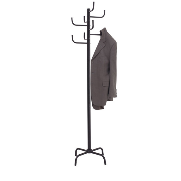 Jastek Coat Rack 8 Hooks Black