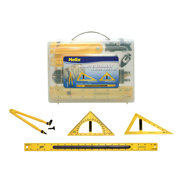 Helix Whiteboard Equipment 4-Piece Boxed Set
